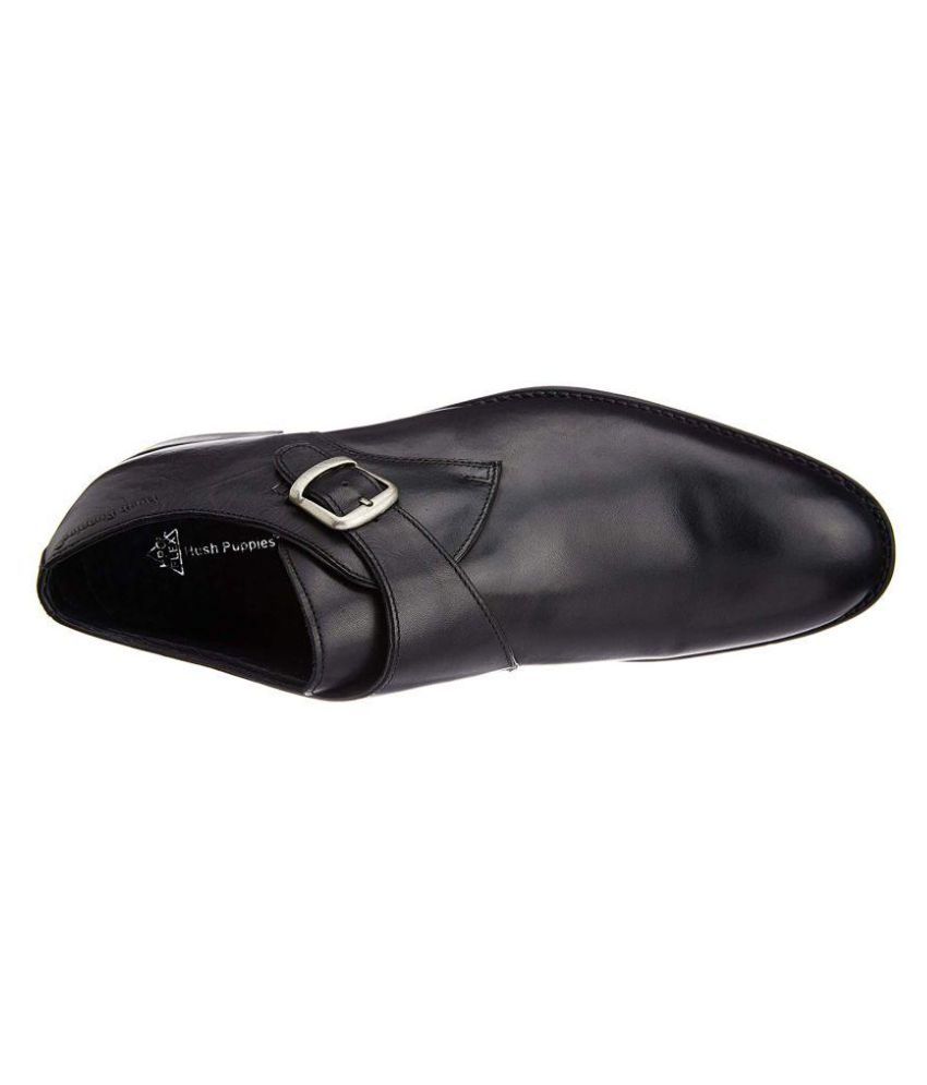 genuine leather hush puppies