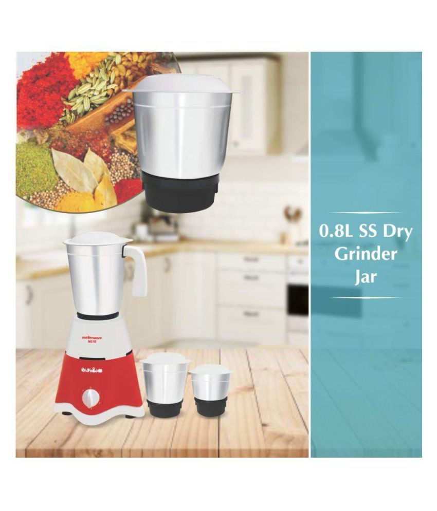 Inalsa Mellerware MG 550 Watt 3 Jar Mixer Grinder Price in India Buy Inalsa Mellerware MG 550