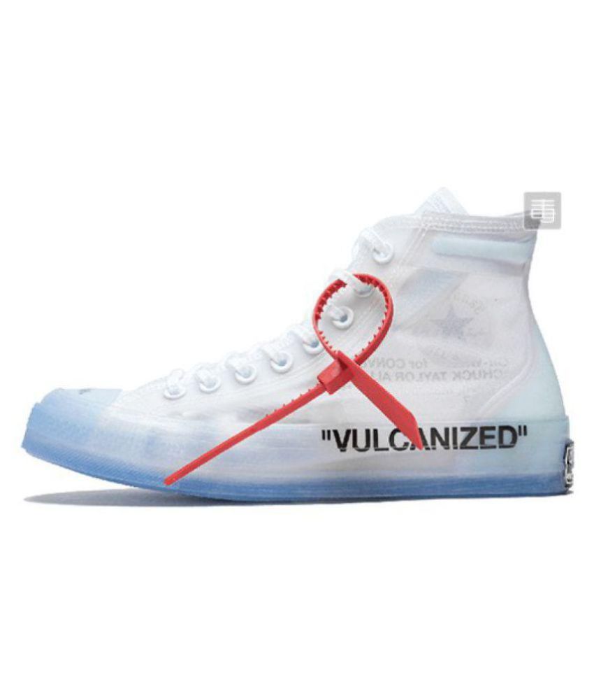 CONVERSE ALL STAR CHUCK-OFF WHITE White Basketball Shoes - Buy CONVERSE ...