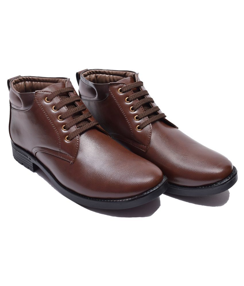 Shoeniverse Lifestyle Brown Casual Shoes - Buy Shoeniverse Lifestyle ...