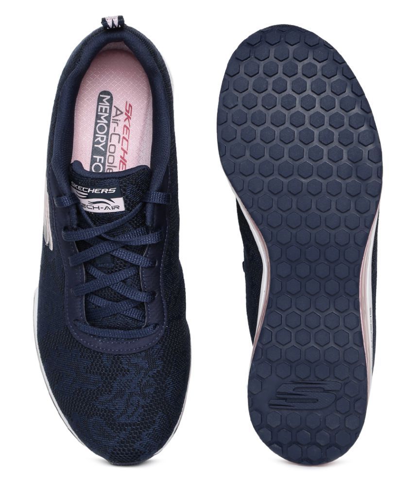 navy sketcher trainers