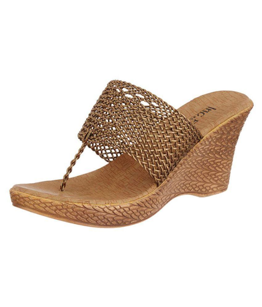 wide width brown wedges