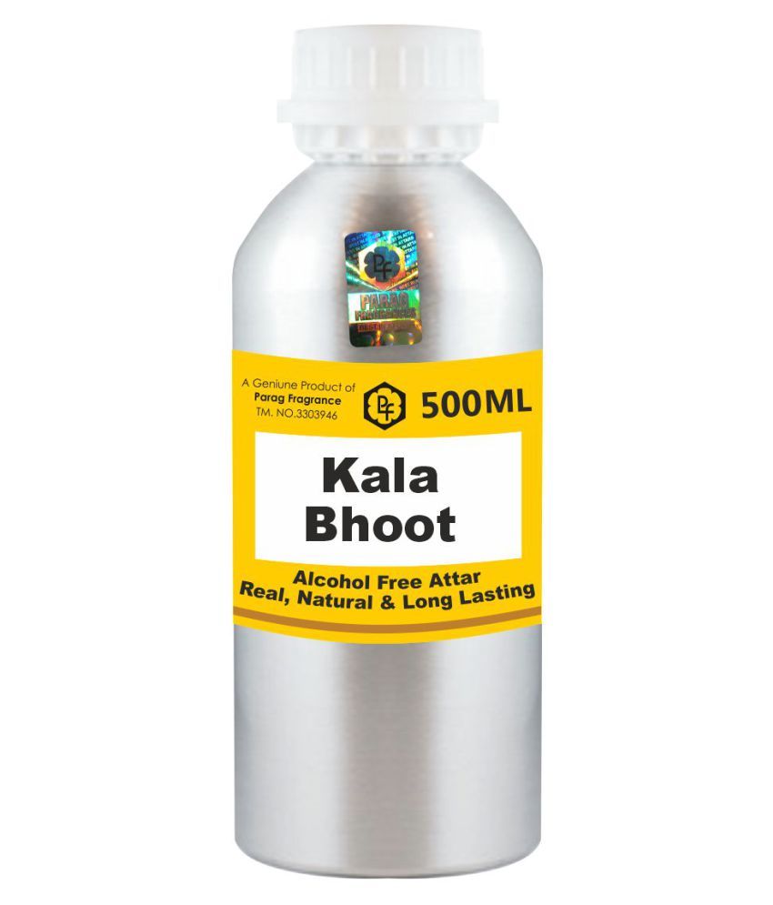 Parag Fragrances Kala Bhoot Attar 500ml (Alcohol Free Attar Wholesale Pack  For Clothes & Religious Use): Buy Parag Fragrances Kala Bhoot Attar 500ml  (Alcohol Free Attar Wholesale Pack For Clothes & Religious