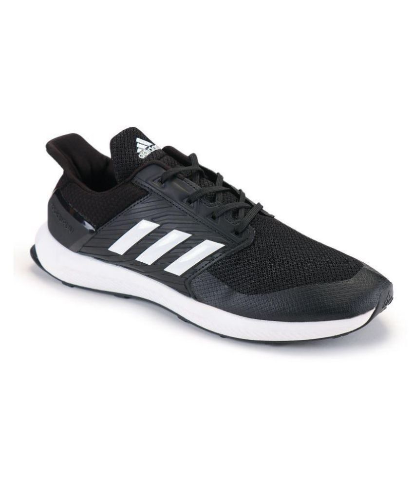 Adidas RAPIDARUN Black Running Shoes 