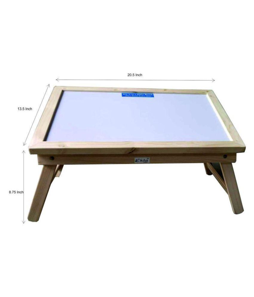 Ekta Product Foldable Multi Use Portable Laptop Table With Whiteboard