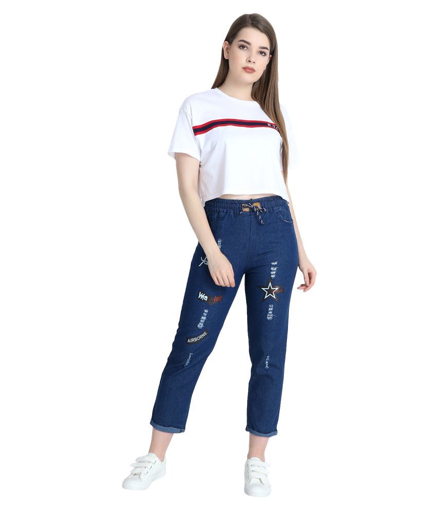 jeans top for girl snapdeal