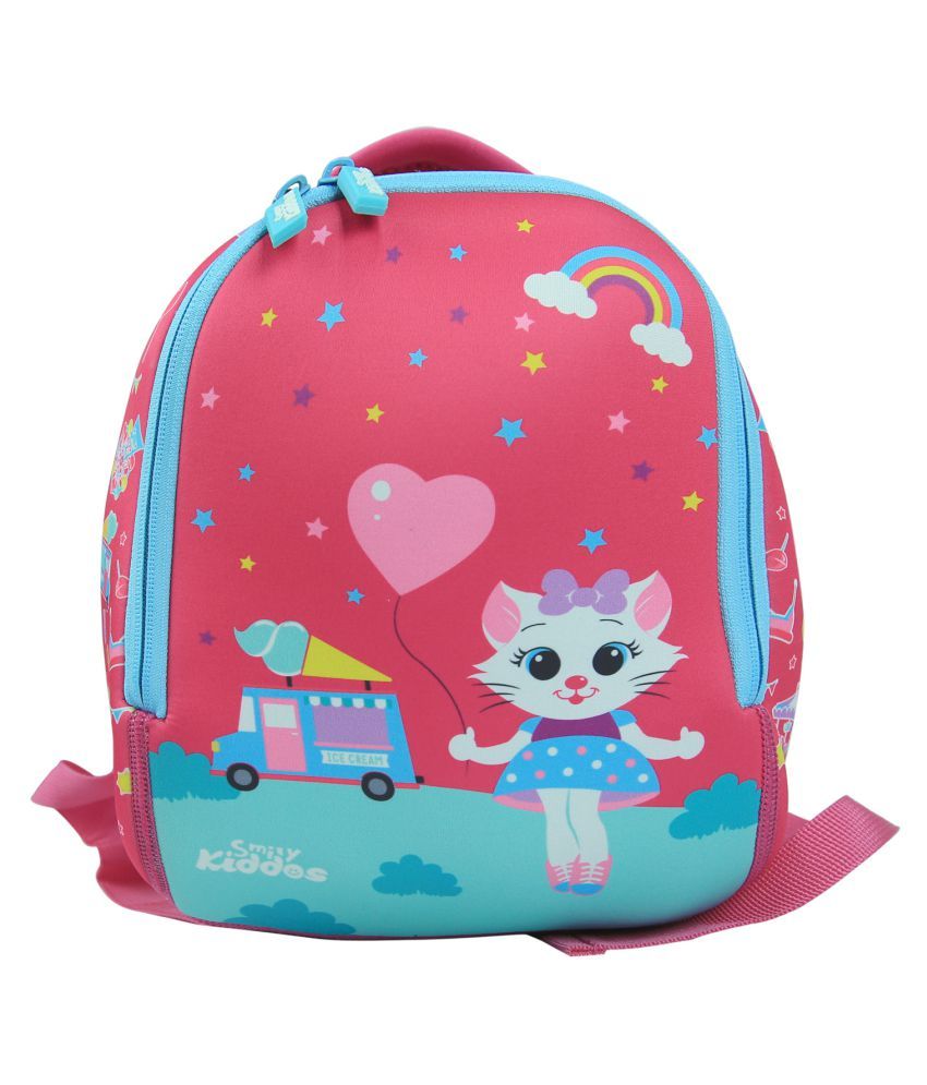     			Smily Kiddos pink Backpack