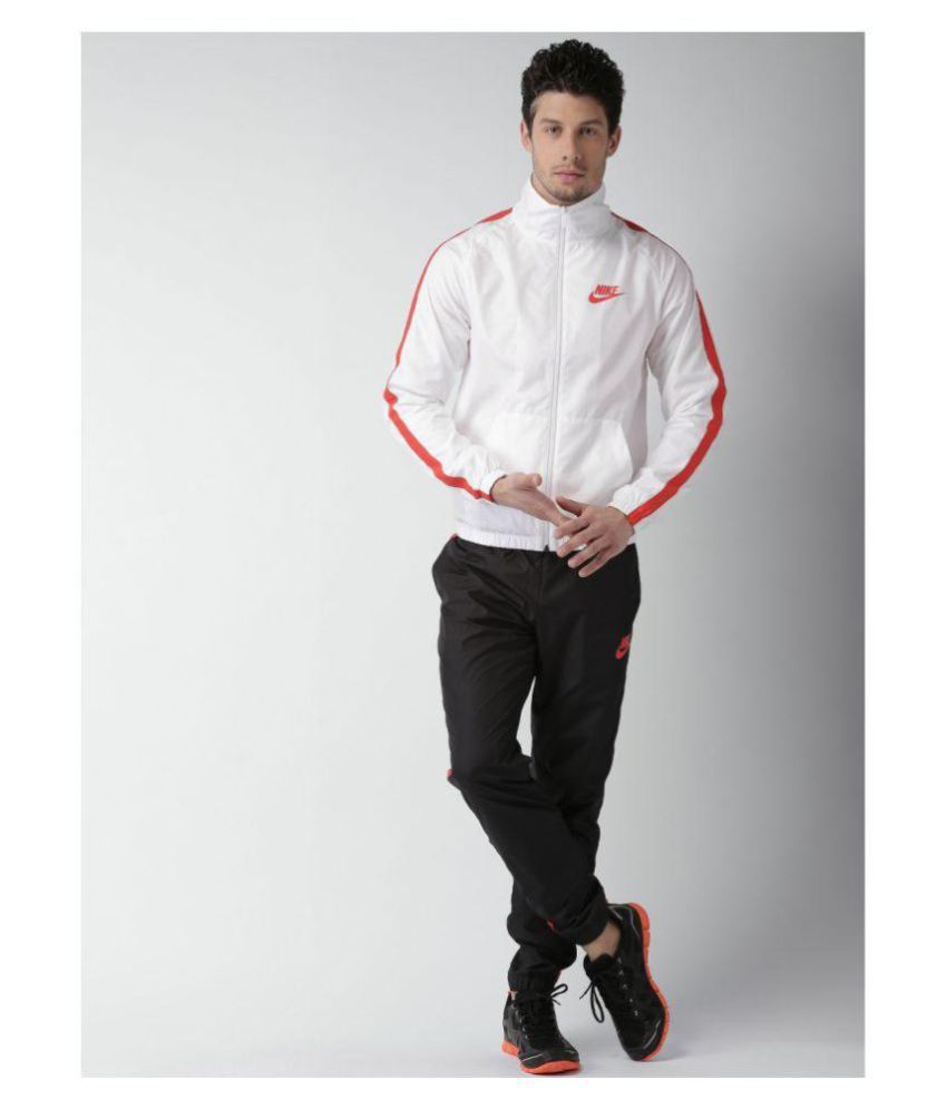 Nike White Polyester Tracksuit - Buy 