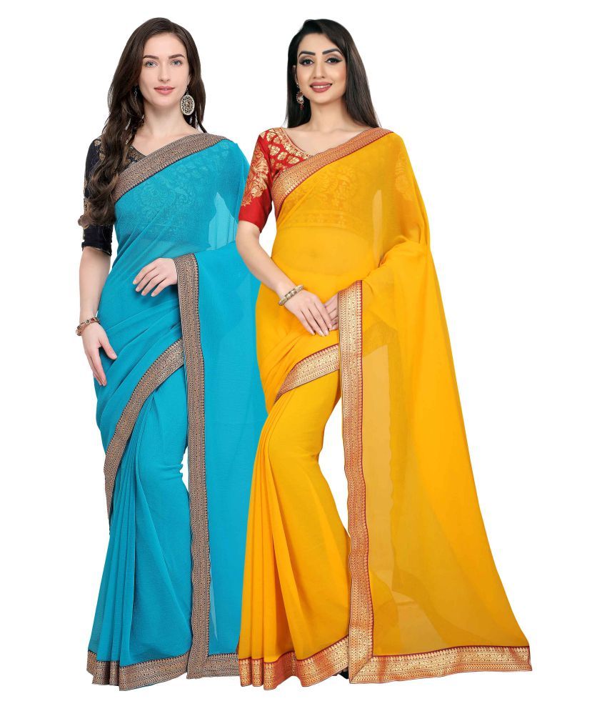 Anand chiffon sarees clearance