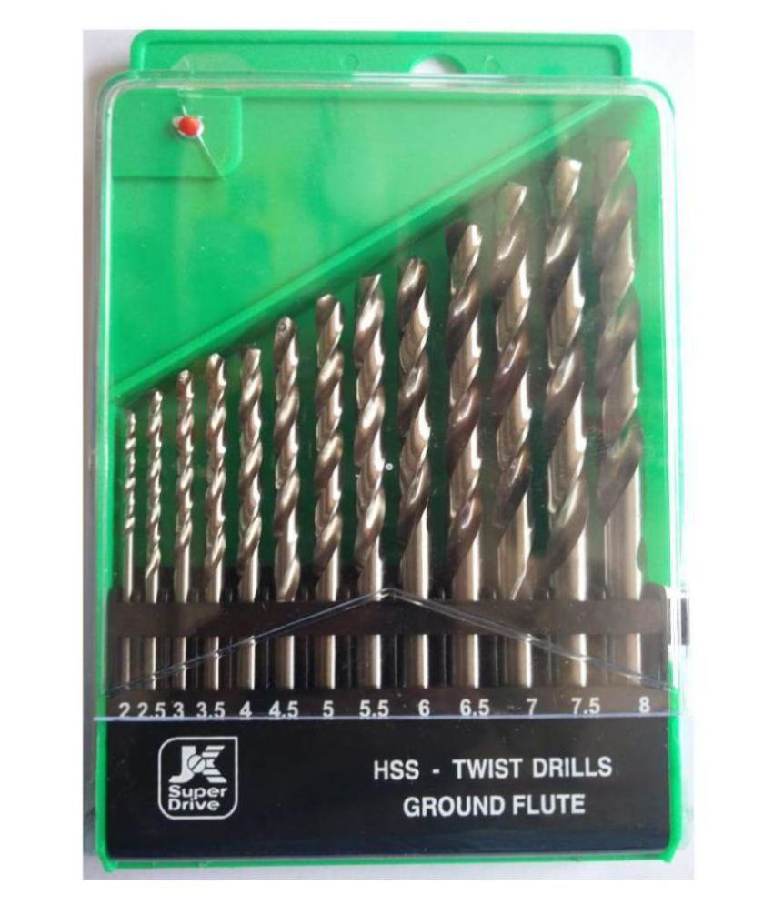 JK HSS-R Metal Drill Bit Set (13-Piece 