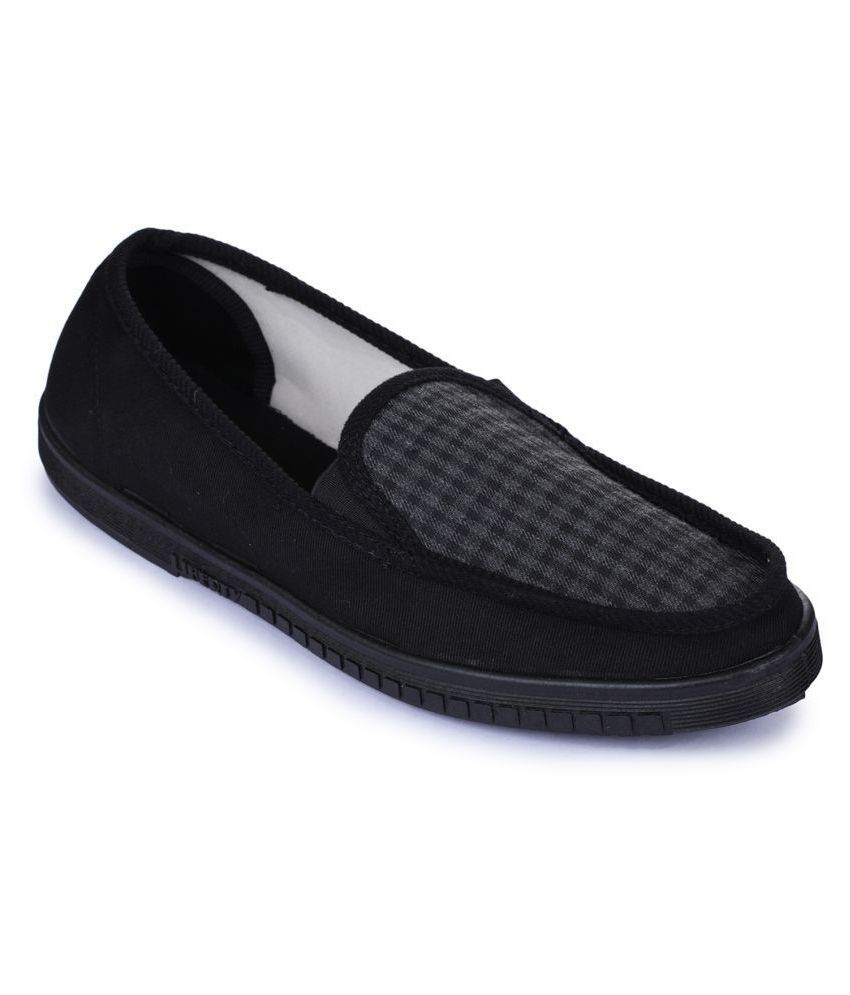 Gliders By Liberty - Black Men's Slip 