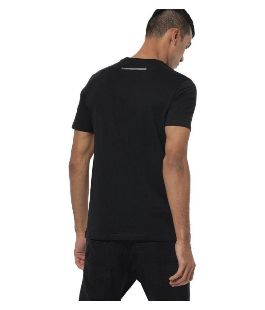AARMY Black Half Sleeve T-Shirt Pack of 1 - Buy AARMY Black Half Sleeve ...