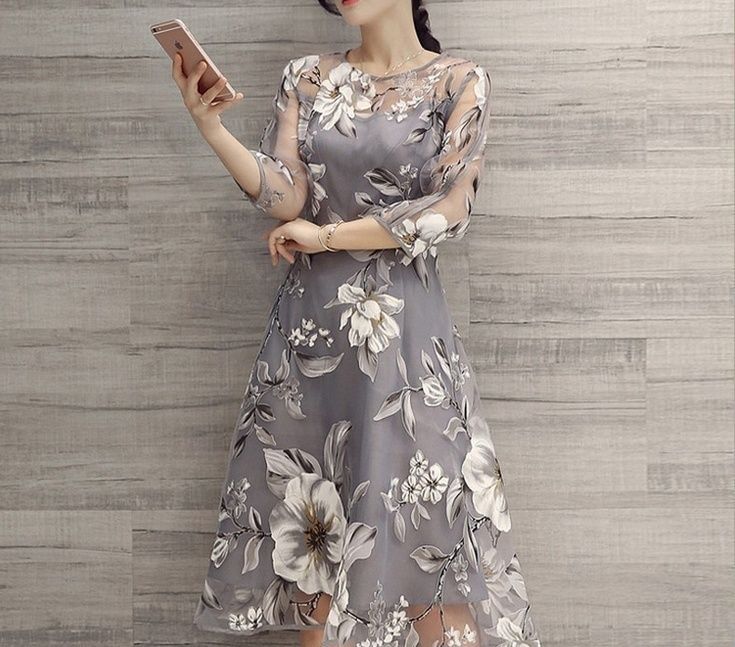 chiffon dresses 2019