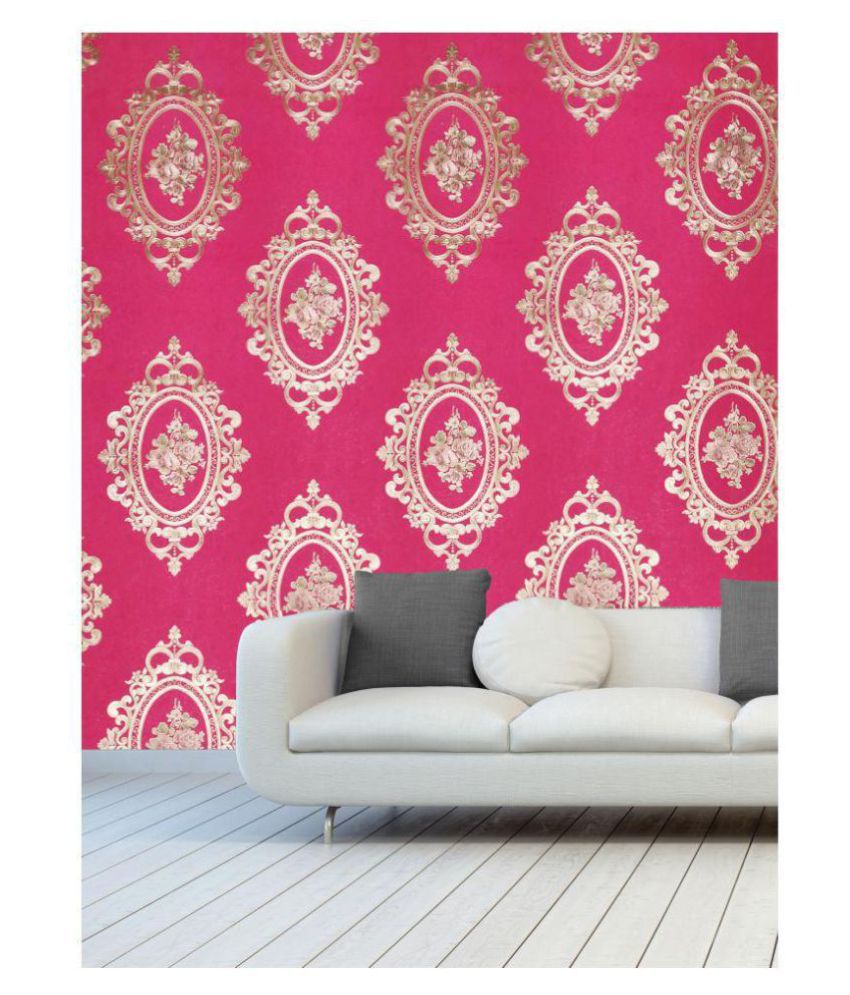 Interior Xpression Embossed Designs Wallpapers Pink: Buy Interior Xpression  Embossed Designs Wallpapers Pink at Best Price in India on Snapdeal
