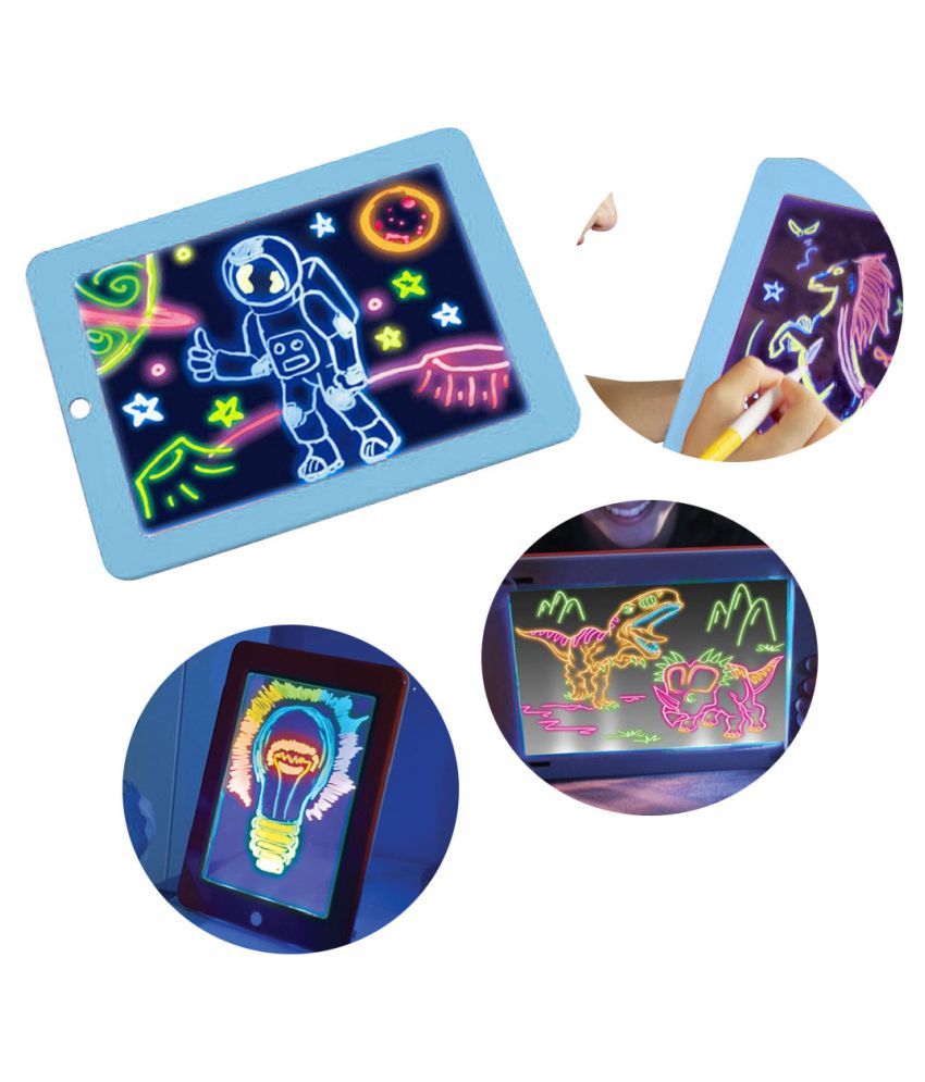 ALEX Magic Pad Create Art That Glows 3D Magic Board Children Writing ...