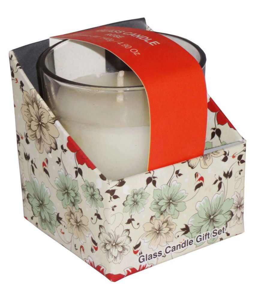 VARA DECOR White Jar Candle Pack of 1 Buy VARA DECOR White Jar