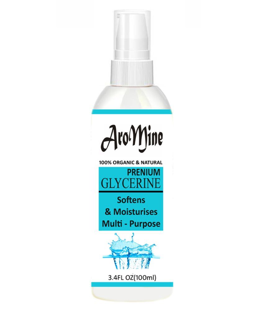     			Aromine Premium Glycerine - For Softens & Moisturises, Multi-Purpose Cleanser 100 mL