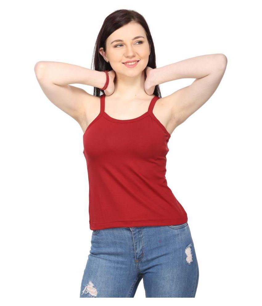     			Ess Emm Clothing Cotton Body Tops - Red