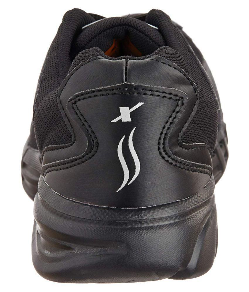 sparx black school shoes