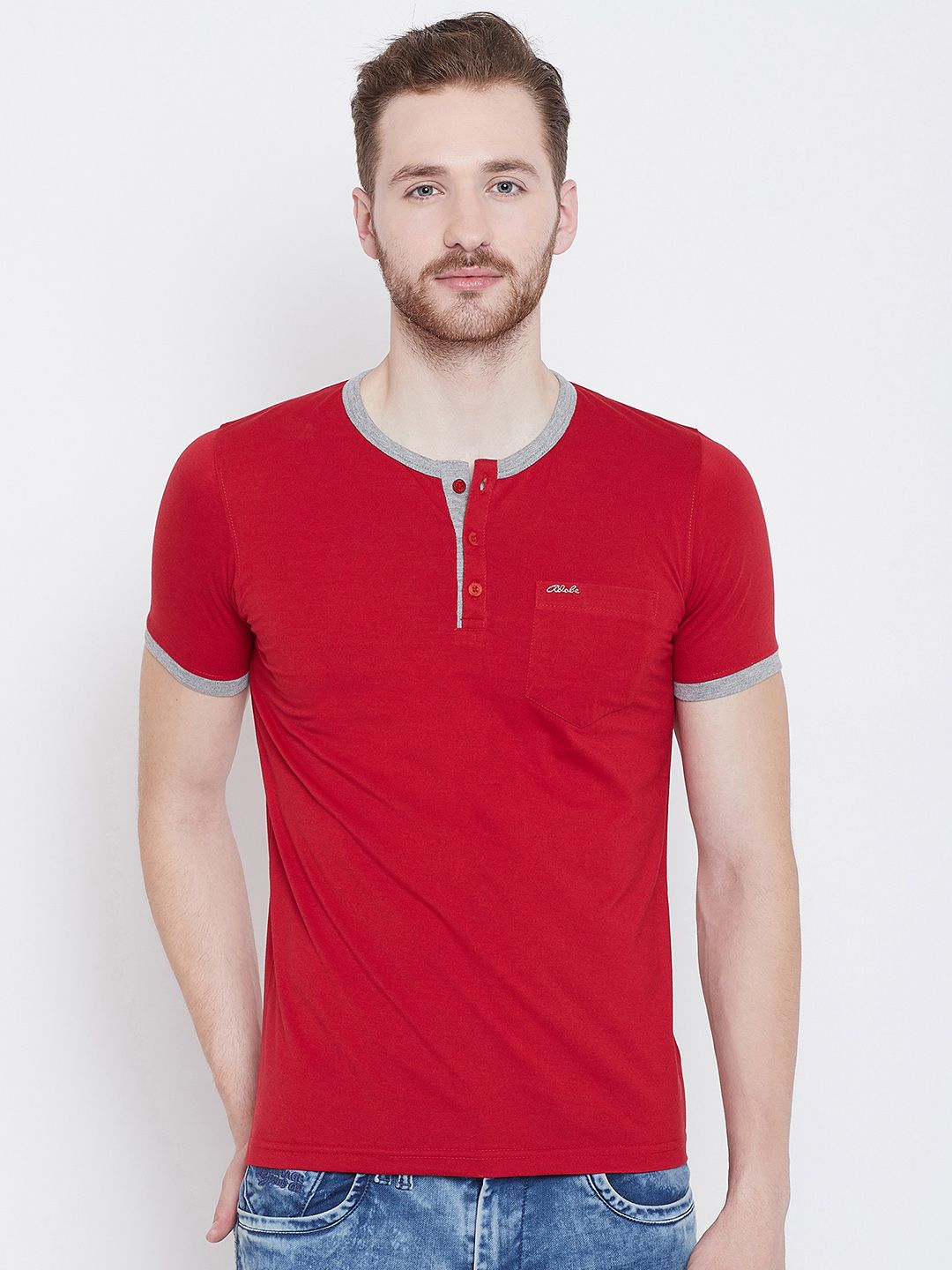 red shirt half