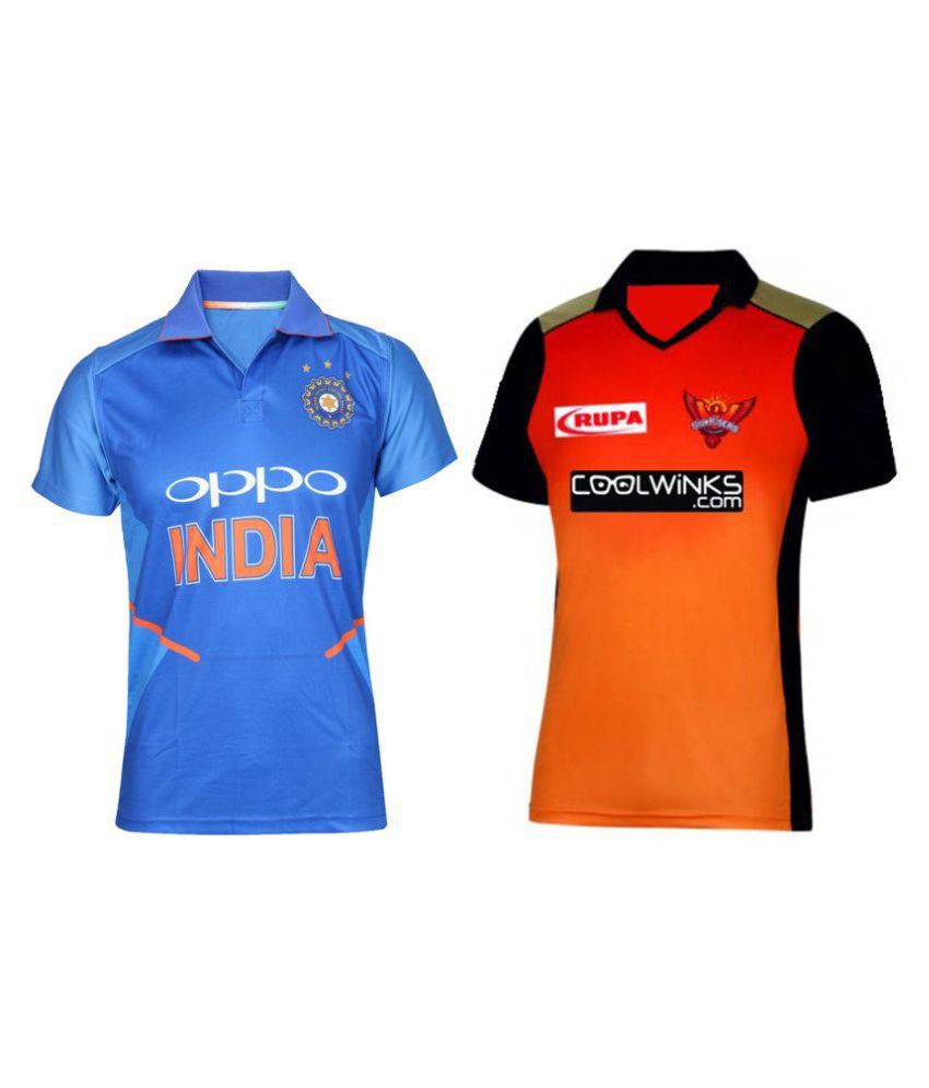 IZON Cricket Jersey Team India & IPL SunRisers Hyderabad (SRH) - Buy ...
