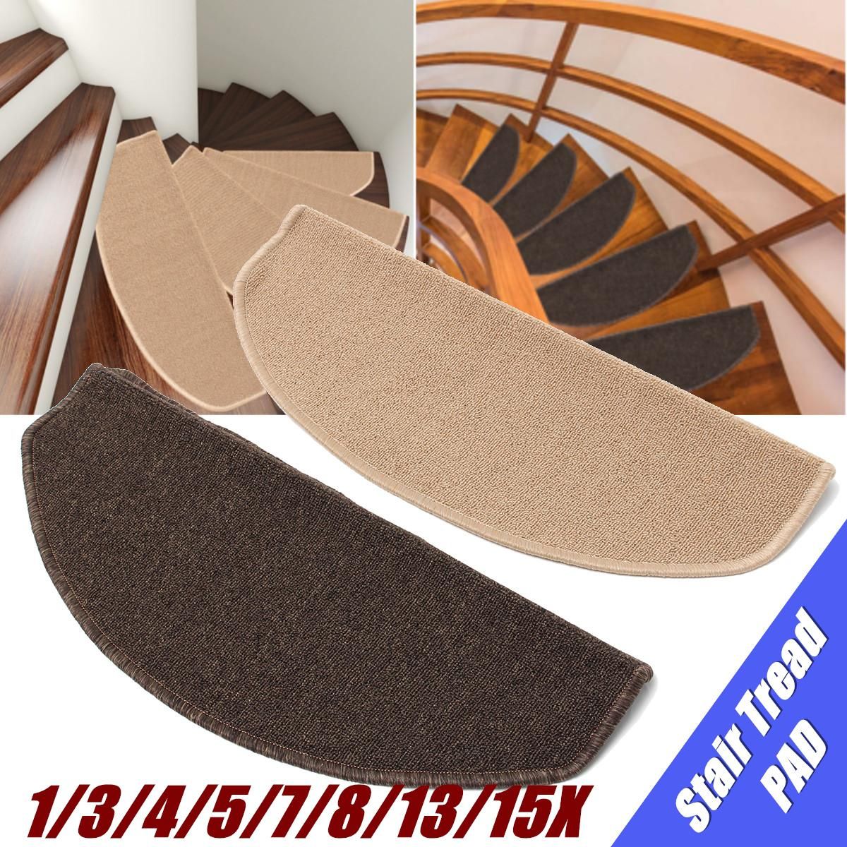 1 3 4 5 7 8 13 15x Indoor Stair Treads Carpet Mats Non Slip Floor