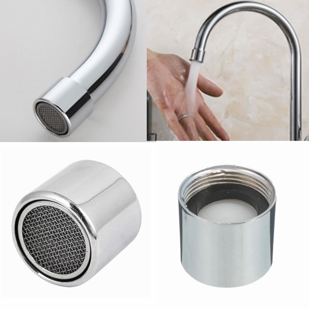 Chromed 16mm Swivel Tap Aerator Nozzle Faucet Spout Adapter Water