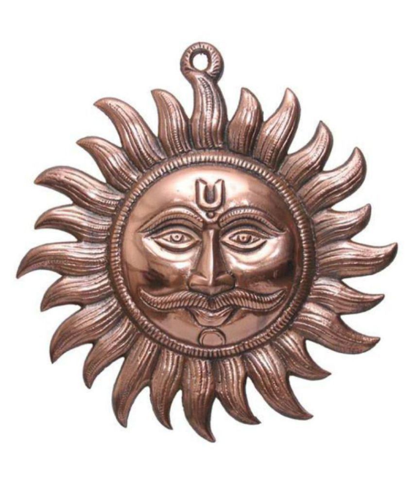     			Astha Jyotish Brown Metal Vastu For Home Surya Bhagwan chakra