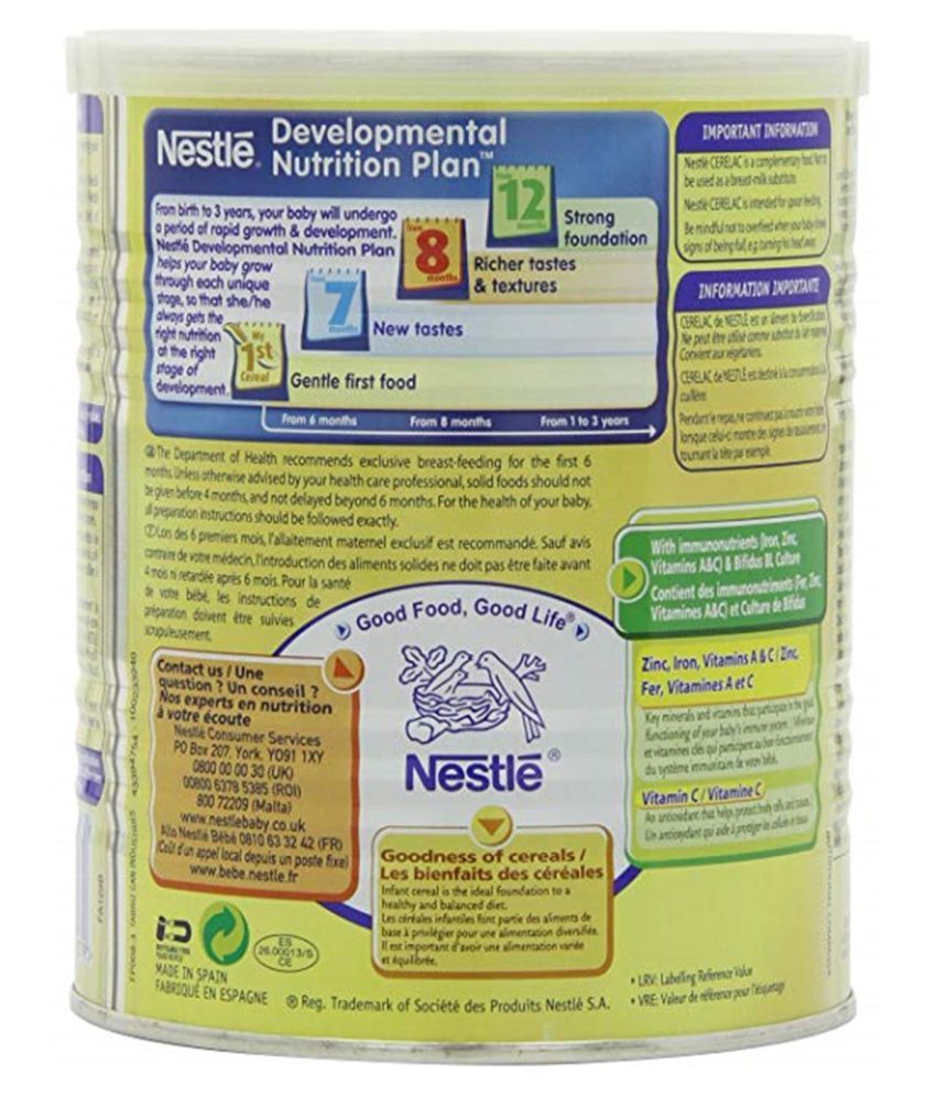 Nestle Wheat With Milk Infant Cereal For Under 6 Months 400 Gm Buy Nestle Wheat With Milk Infant Cereal For Under 6 Months 400 Gm At Best Prices In India Snapdeal