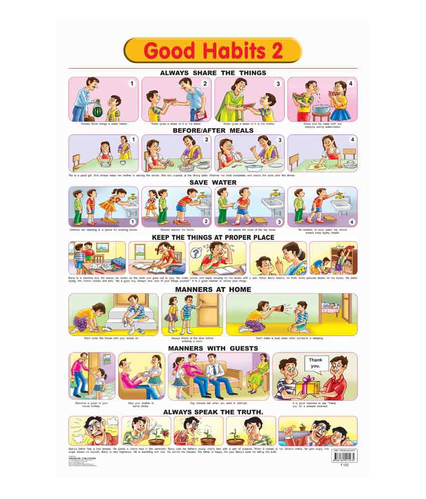 Good Habits Picture Chart