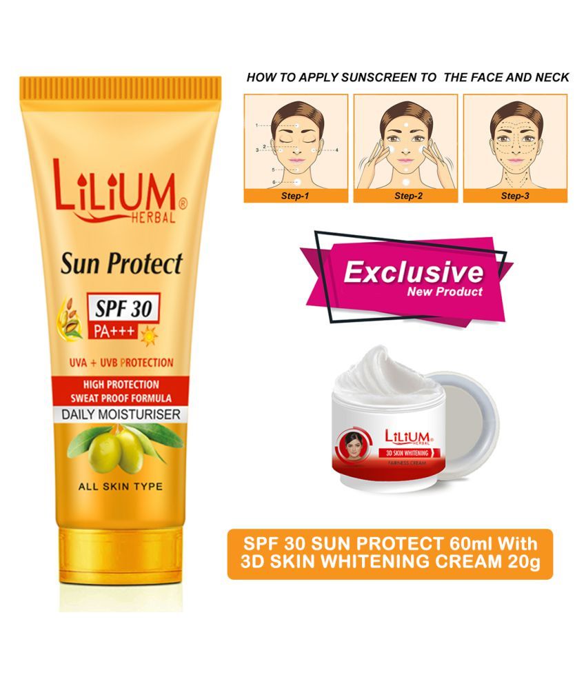Lilium Herbal Sun Protect Sunscreen Lotion SPF 30 PA+++ 60 ml Buy