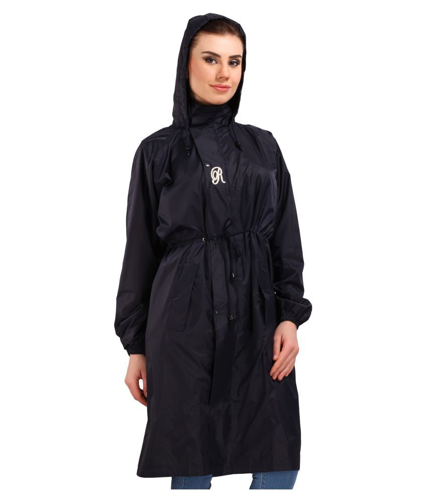 Goodluck Polyester Long Raincoat - Black - Buy Goodluck Polyester Long ...