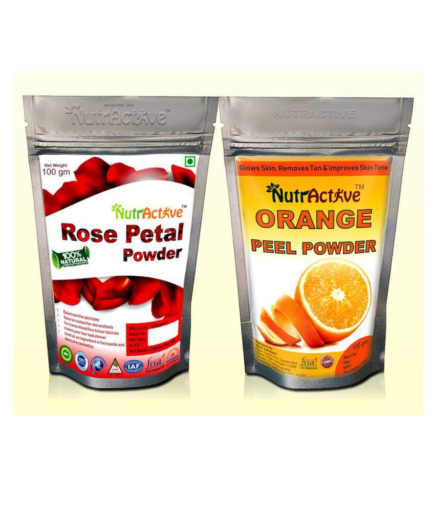     			NutrActive Rose Petals and Orange Peel Powder 200 gm Pack Of 2