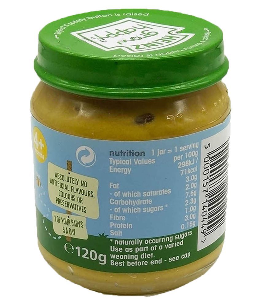 Heinz Cauliflower Broccoli Cheese Snack Foods for Under 6 Months ( 120