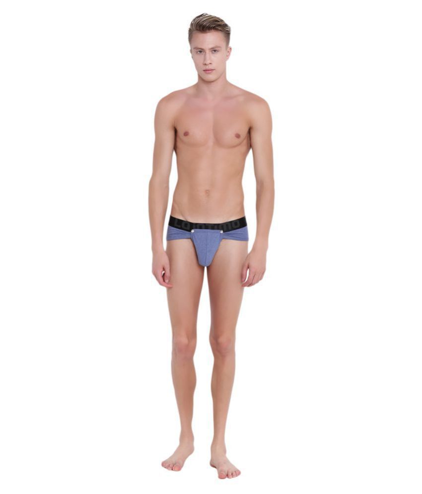     			La Intimo Pack of 1 Cotton Briefs For Men's ( Blue )