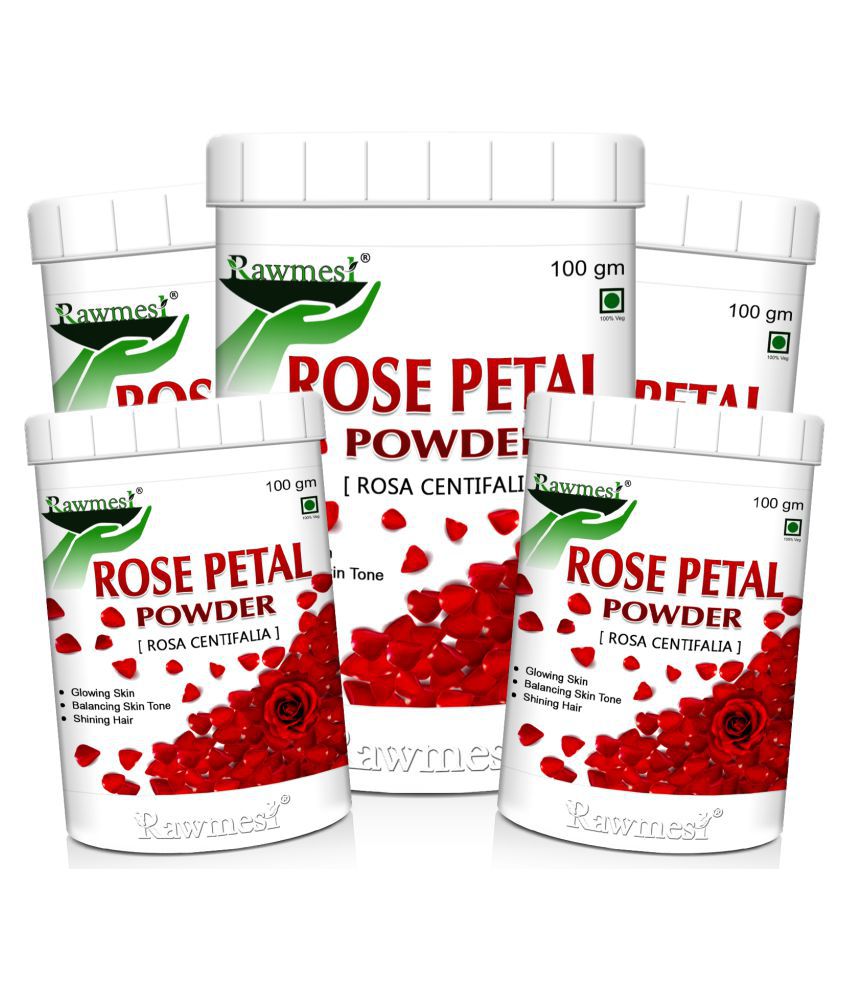     			rawmest 100% Natural Rose Petals Powder 500 gm Pack Of 5