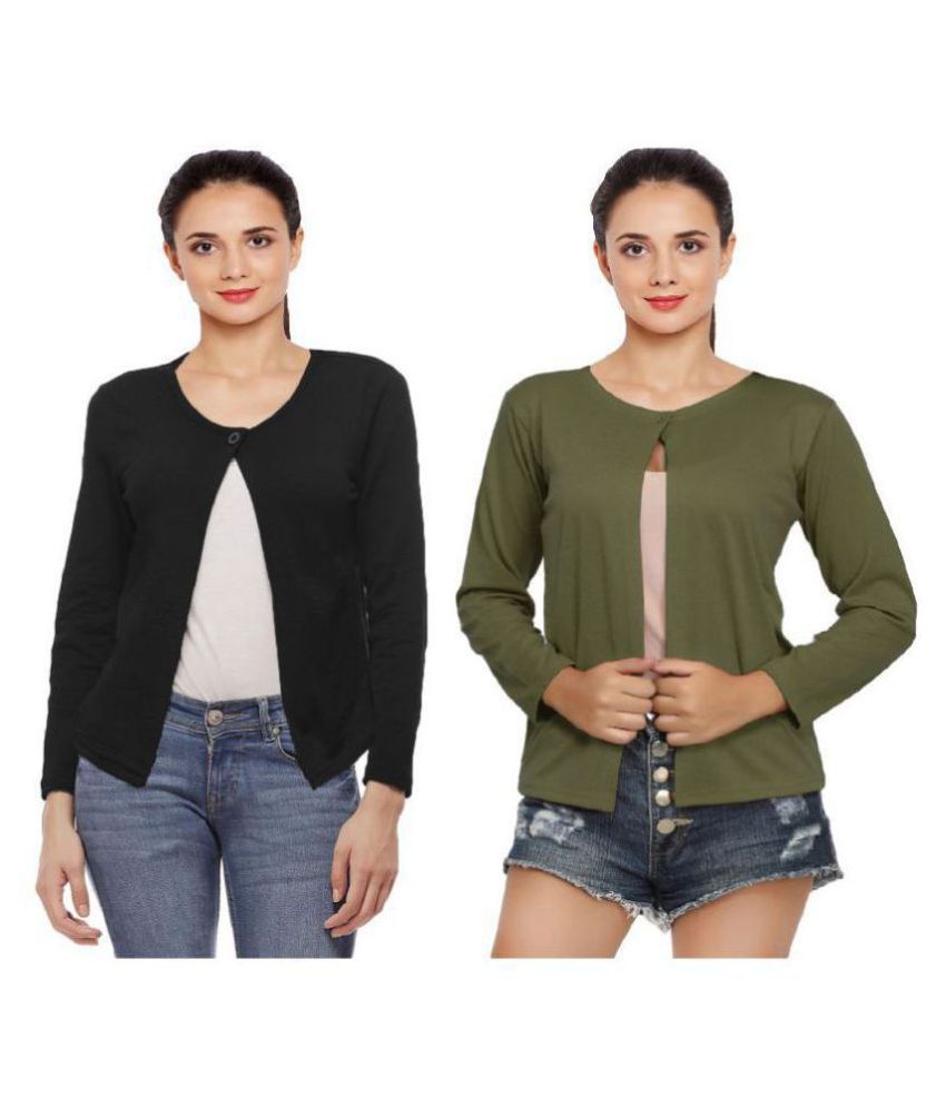 Buy Uniq Cotton Shrugs Multi Color Online at Best Prices in India