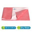 Quick Dry Plain Waterproof Salmon Rose Large Rubber Sheet baby bed cover