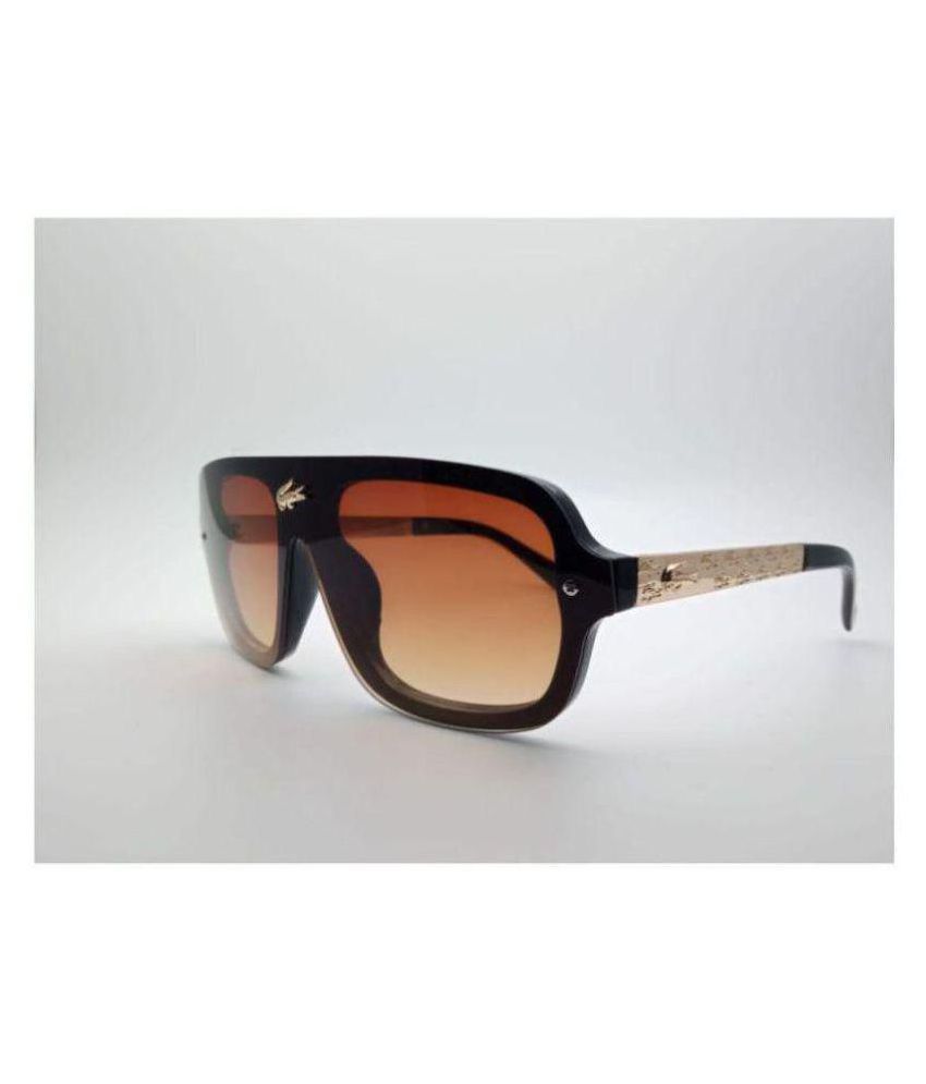 lacoste brown sunglasses