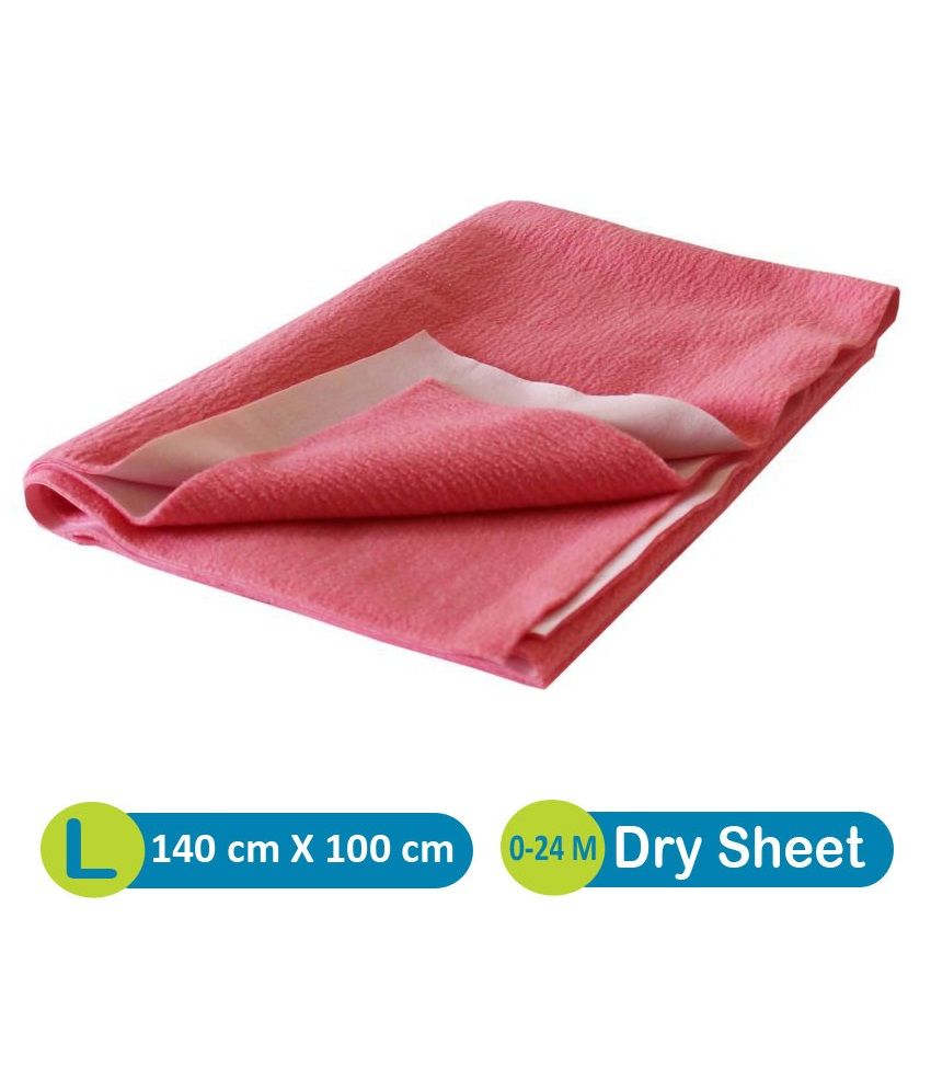 Lithara Pink Water Proof Baby Sheet Waterproof Sheet: Buy Lithara Pink ...