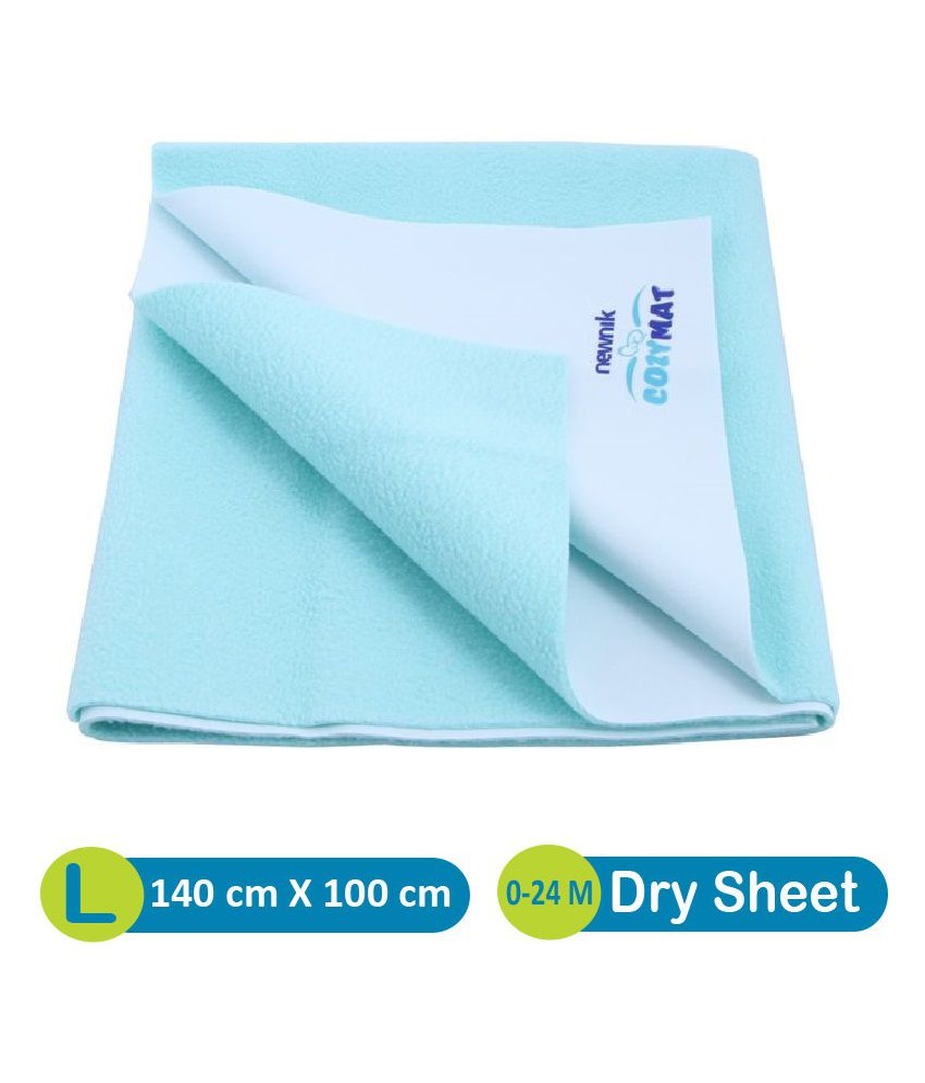 Newnik Cozymat - Reusable Waterproof Sheet Sea Green Large baby bed cover
