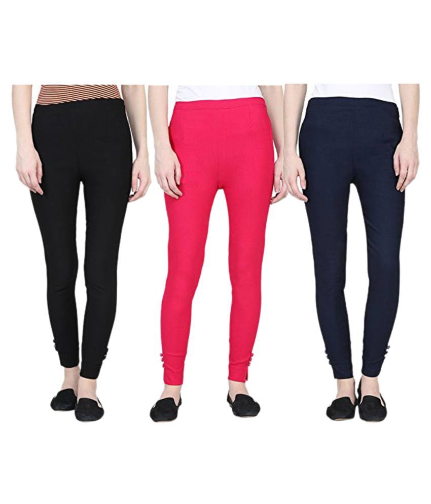 Funky Guys Lycra Jeggings - Multi Color 
