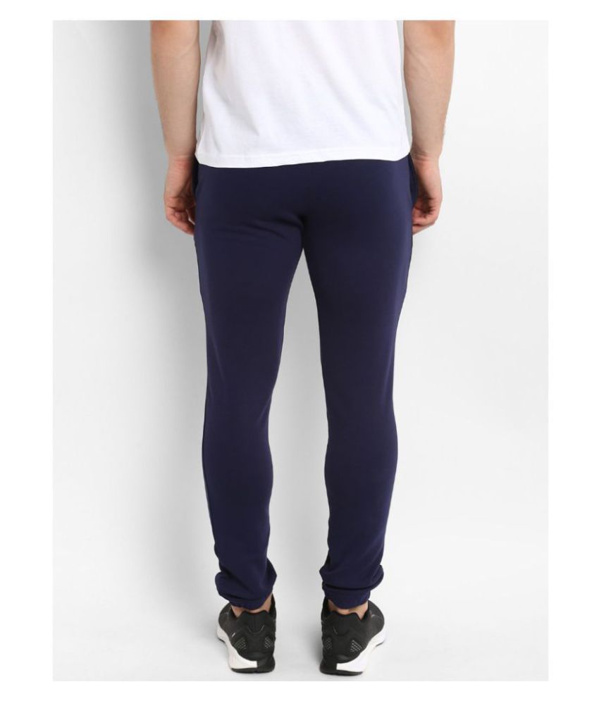 navy track pants mens