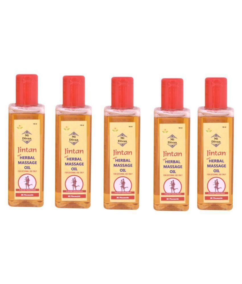 Mi Divaa Jintan Pain Relief Body Care Oil 100ml Oil Pack Of 5