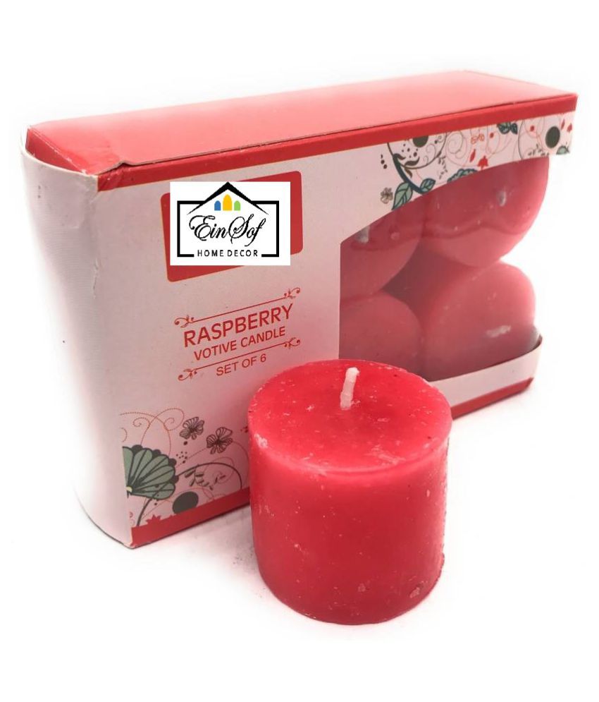 Ein Sof Red Votive Candle Pack Of 6 Buy Ein Sof Red Votive Candle Pack Of 6 At Best Price 2370