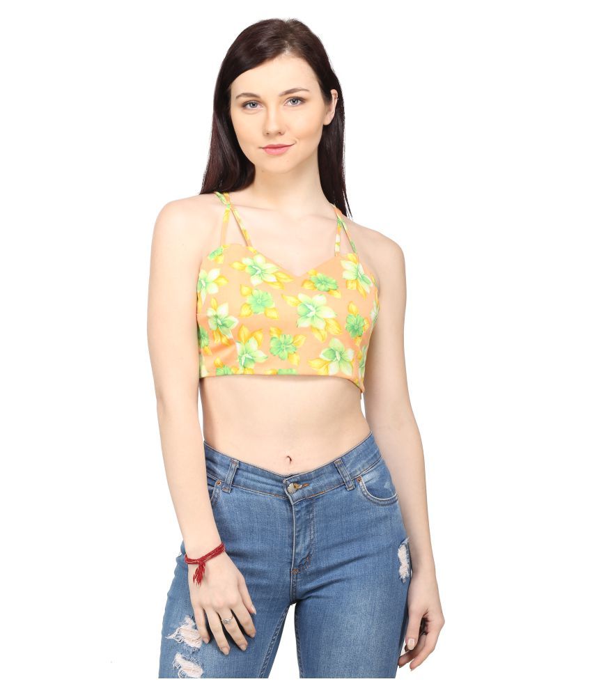     			Ess Emm Clothing Cotton Bralette - Yellow