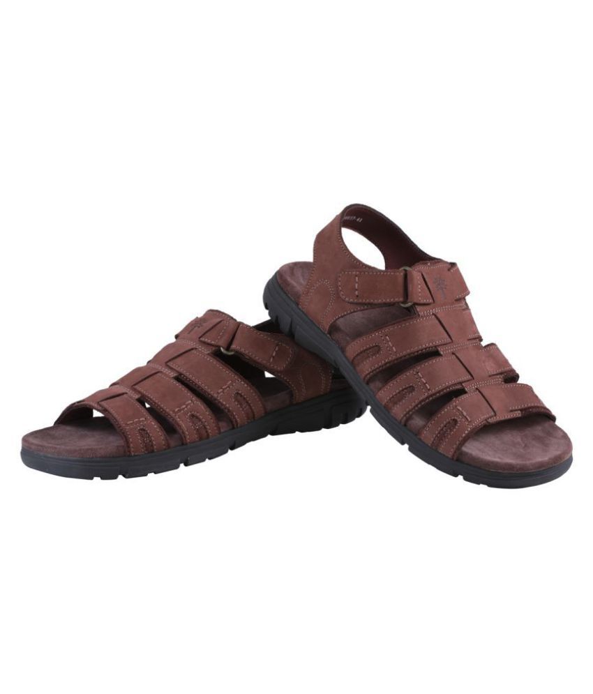 rust colored sandals