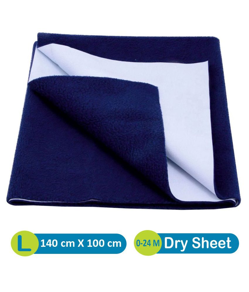     			Quick Dry Blue Baby Changing Mat Rubber Sheet Waterproof Sheet