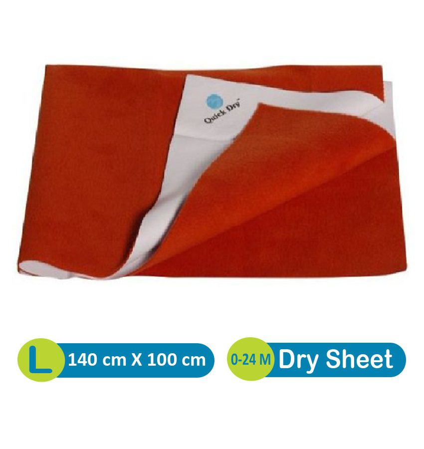     			Quick Dry Plain Waterproof sheet Large Toffee Rubber Sheet baby bed cover