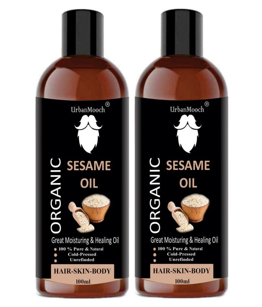     			UrbanMooch 100% Pure & Natural Virgin Sesame Oil- Oil For Hair Growth- 200 ml